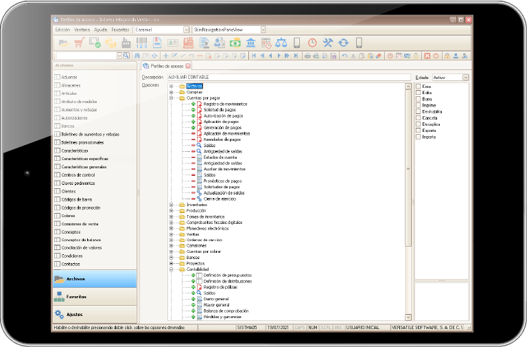 Archivos: Administración de archivos