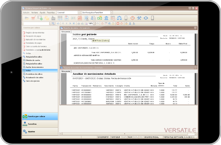 Cuentas por cobrar: Todo registrado